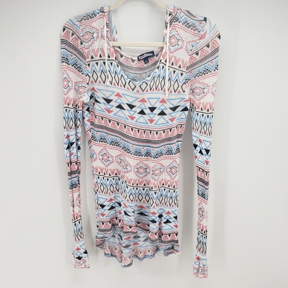 aztec print top